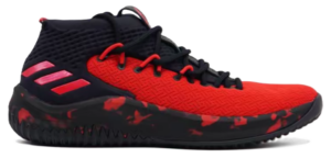 Giay Adidas Dame 4 Lillard 'Red Black' F99899