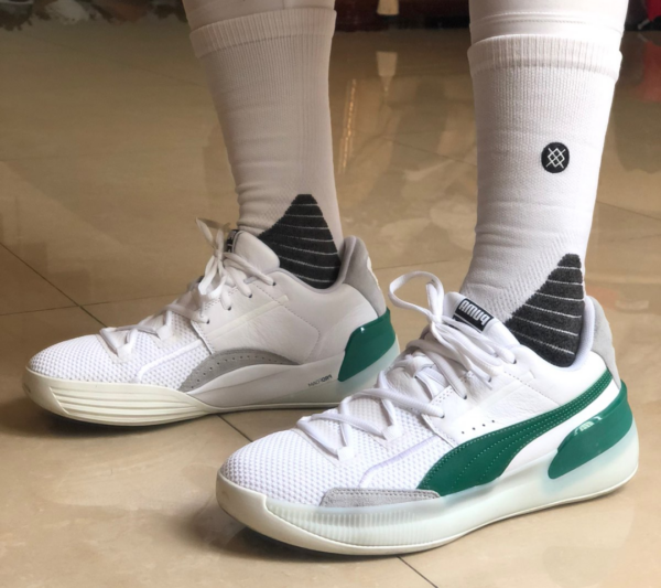Giay Puma Clyde Hardwood 'White Green' 193663-02