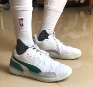 Giay Puma Clyde Hardwood 'White Green' 193663-02