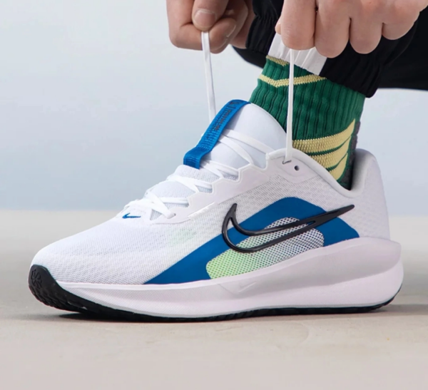 Giay Nike Downshifter 13 Extra Wide 'White Star Blue' FJ1284-103
