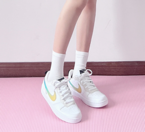 Giay Nike Court Borough Low 2 'White Yellow Gradient' FJ7692-191