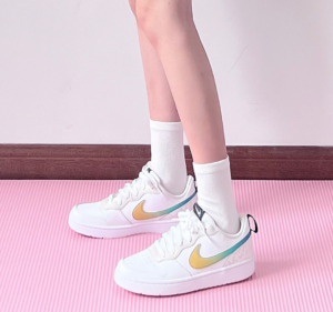 Giay Nike Court Borough Low 2 'White Yellow Gradient' FJ7692-191