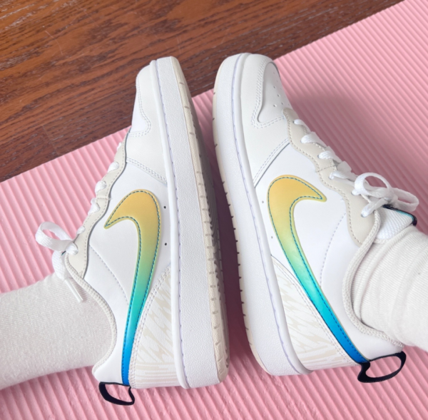 Giay Nike Court Borough Low 2 'White Yellow Gradient' FJ7692-191