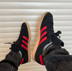 Giay Adidas Originals Stadt 'Black Red' JI1885