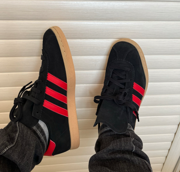 Giay Adidas Originals Stadt 'Black Red' JI1885