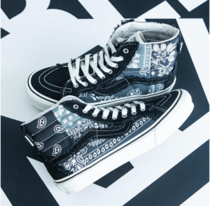 Giay Vans Sk8-Hi Reissue VLT LX x Invincible 'Black White' VN000CDDBP6