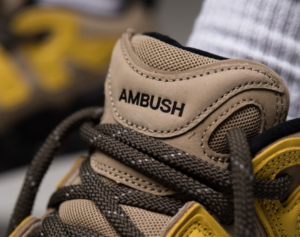 Giay Nike Air More Uptempo Low x AMBUSH 'Vivid Sulfur' FB1299-200