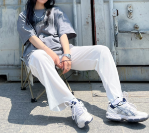 Giay Asics Gel 170 TR 'White Navy' 1023A054‑100