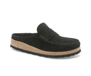 Giay Birkenstock Naples Suede Leather 'Black' 1024880