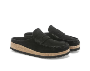 Giay Birkenstock Naples Suede Leather 'Black' 1024880