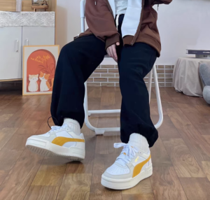 Giay Puma Suede Ca Pro FS 'White Yellow' 387327-08