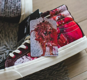 Giay Vans OG SK8‑Hi LX x Ralph Steadman 'Lion' VN0A45JLVQU