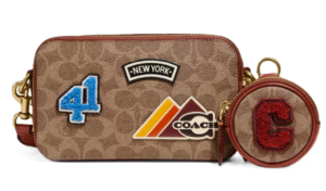 Tui Coach Charter Slim Crossbody In Signature 'Brown' C6744-OGT