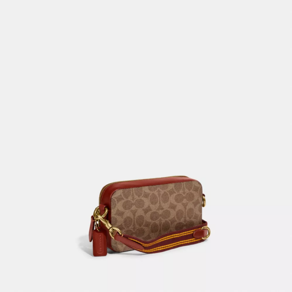 Tui Coach Charter Slim Crossbody In Signature 'Brown' C6744-OGT