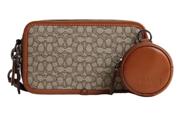 Tui Coach Charter Slim Crossbody In Micro 'Brown' CM372-URC