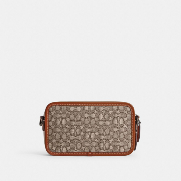 Tui Coach Charter Slim Crossbody In Micro 'Brown' CM372-URC