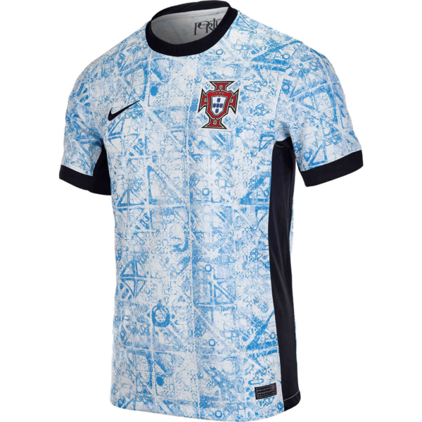 Ao Nike Portugal 2024 Away Jersey 'White Blue' FJ4274-133