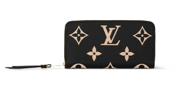 Vi Louis Vuitton Zippy Wallet Monogram Empreinte 'Black White' M80481