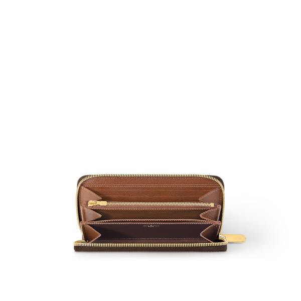 Vi Louis Vuitton Zippy Wallet Monogram Canvas 'Brown' M42616