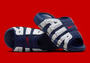 Dep Nike Air More Uptempo Slides 'Olympic' FQ8700-400