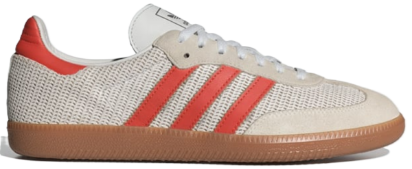 Giay Adidas Samba OG 'Crystal White Preloved Red' IG1380