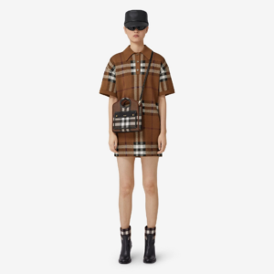 Tui Burberry Check Mini Pocket 'Dark Brown' 80631241