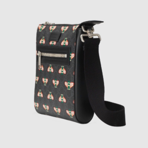 Tui Gucci Bestiary Messenger Bag With Bees 'Black' 681021-UIEBN-1058