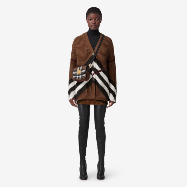 Tui Burberry Check Small Elizabeth 'Dark Brown' 80557811