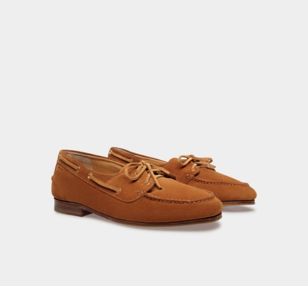 Giay Bally Plume Moccasin 'Brown' 6308230