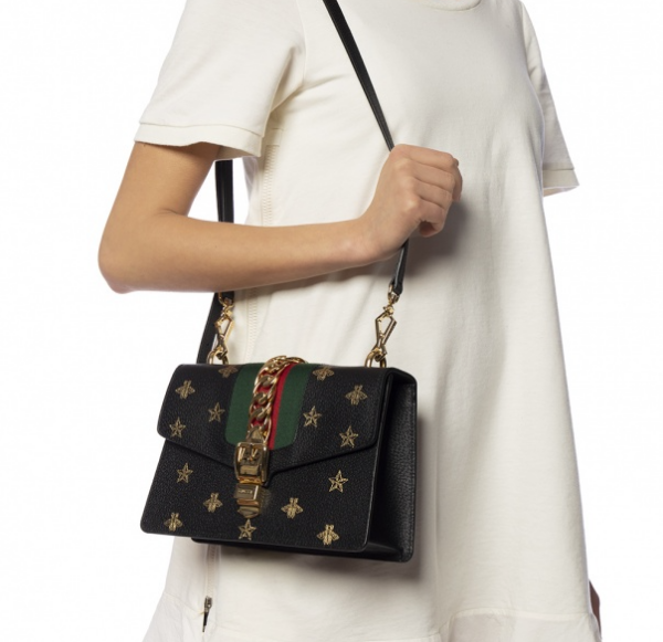 Tui Gucci Sylvie Bee Star 'Black' 524405-DJ2RG-8571