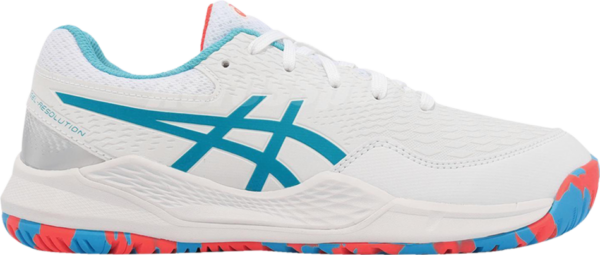 Giay Asics Gel Resolution 9 GS 'Aquarium' 1044A071-100