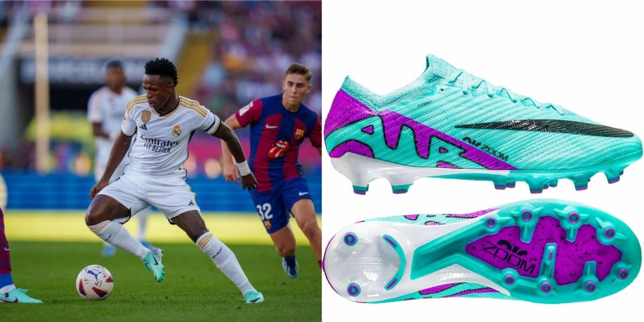 Điểm danh những đôi giày đã "cõng" Vinicius Junior lên đỉnh cao Hinh anh 2: Diem danh nhung doi giay da "cong" Vinicius Junior len dinh cao