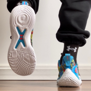 Giay Under Armour  Curry Flow 10 x Patch Kids 'Blue' 3025622-300