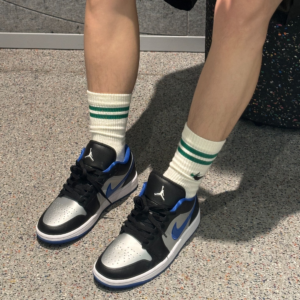 Giay Nike Air Jordan 1 Low 'Black Game Royal' 553558-007