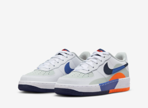 Giay Nike Air Force 1 LV8 'White Black Blue' FN4730-002