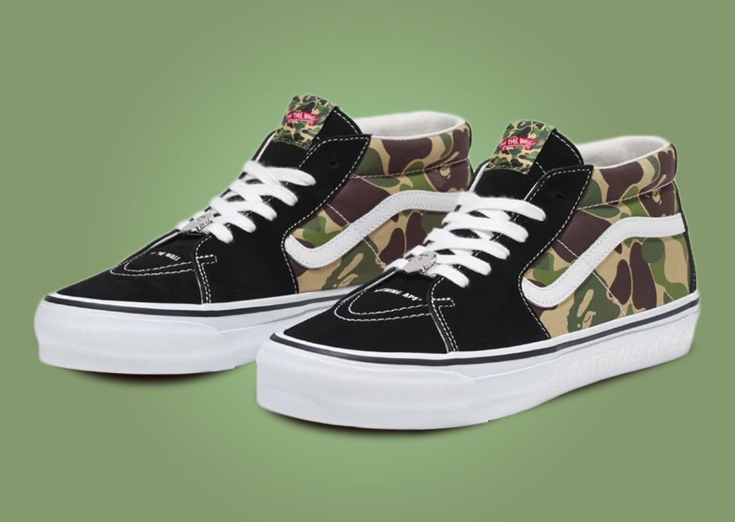 BAPE x Vans Summer 2024 - sự kết hợp độc đáo của phong cách Streetwear huyền thoại Hinh anh 3: BAPE x Vans Summer 2024 - su ket hop doc dao cua phong cach Streetwear huyen thoai