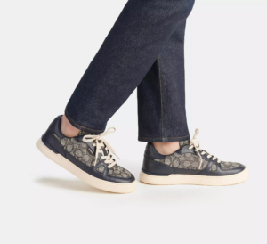 Giay Coach Clip Court Sneaker In Signature Jacquard 'Midnight Navy' CI079-BHP