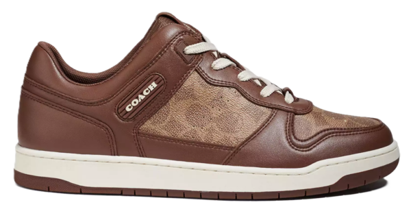 Giay Coach Sneaker In Signature Canvas ' Saddle' CI313-SAD