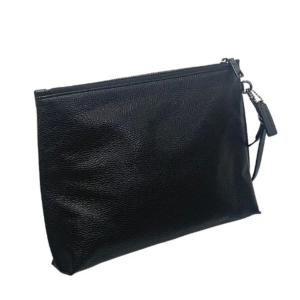 Tui Coach Pebble Leather Second Bag Pouch 'Black' F28614-BLK