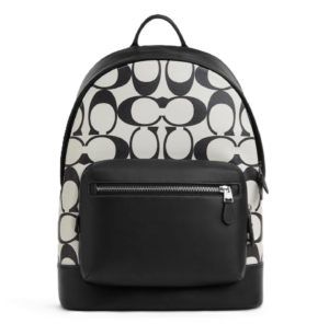 Balo Coach West Signature Canvas 'Black White' CO920-SVWGH