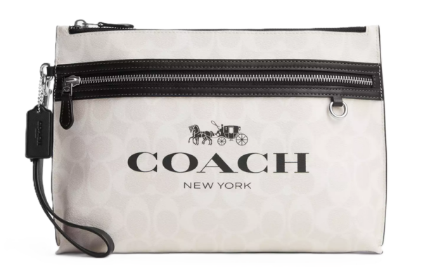 Tui Coach Carry All In Signature Canvas 'Silver Chalk' CP198-SVWGZ