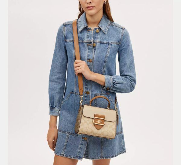 Tui Coach Morgan Top Handle Signature Canvas 'Gold' CR327-IMWQ4
