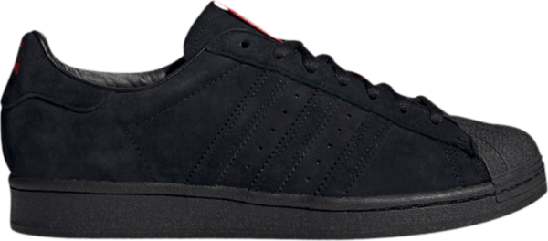Giay Adidas Superstar ADV x Thrasher 'Black Scarlet' FY9025
