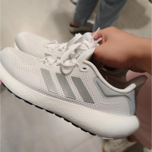 Giay Adidas PureBoost Jet 'White Silver Metallic' GW0906