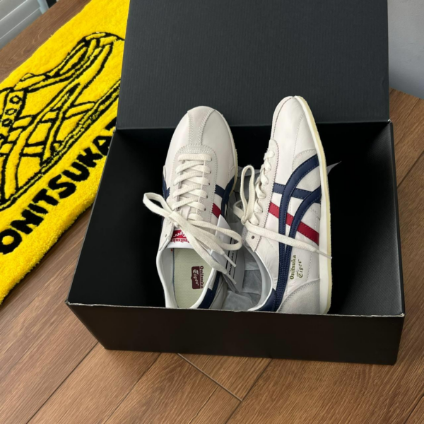 Giay Onitsuka Tiger Runspark 'White Blue Red' TH201L-9950