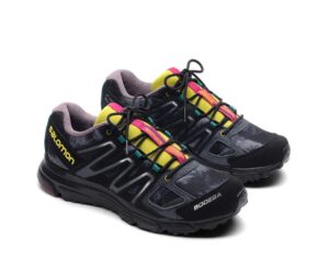 Giay Salomon Bodega x X-Mission 4 Suede 'Black Yellow' 417145