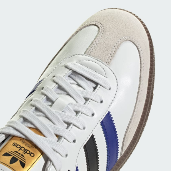 Giay Adidas Samba OG 'White Active Blue' ID1381