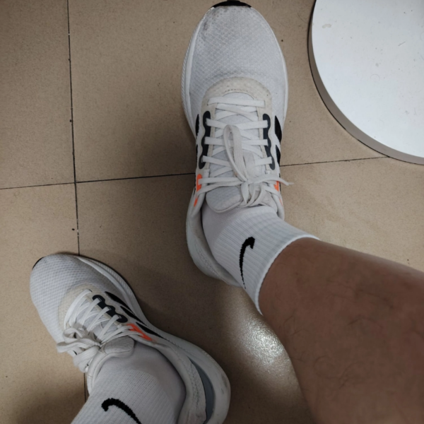 Giay Adidas Runfalcon 3.0 'White Solar Red' HP7543
