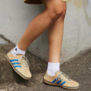 Giay Adidas Gazelle x CLOT 'Linen Khaki Light Blue' IH3641