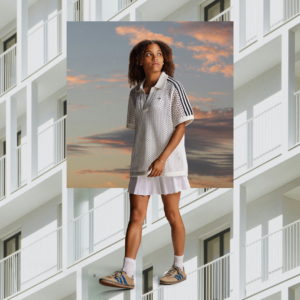 Giay Adidas Gazelle x CLOT 'Linen Khaki Light Blue' IH3641